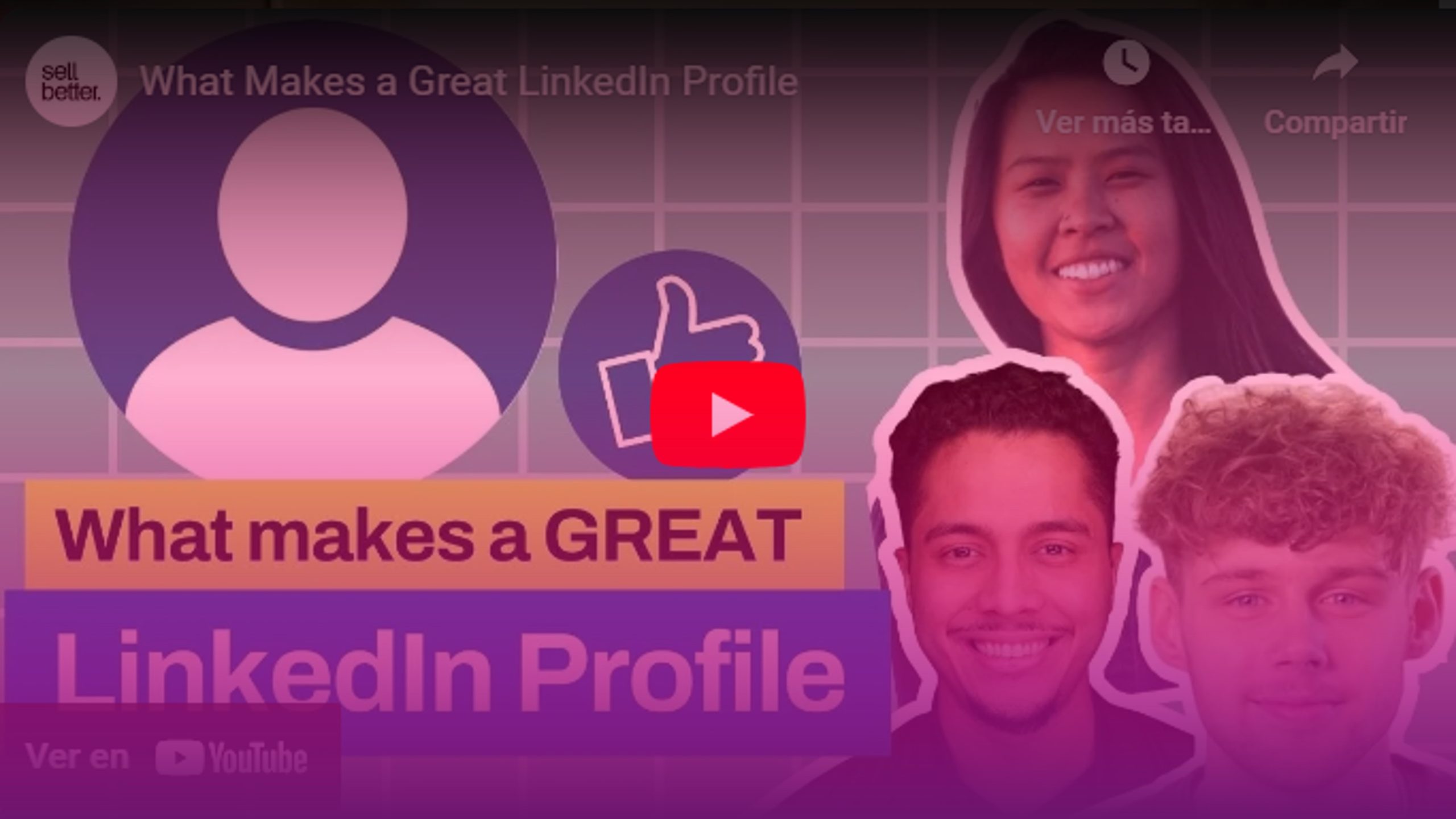 Lo que hace un gran perfil de LinkedIn