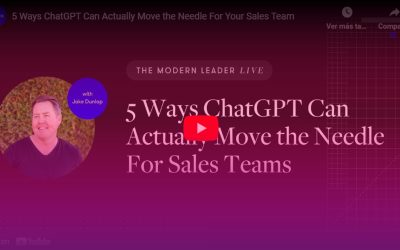 5 formas en que ChatGPT puede impulsar a su equipo de ventas
