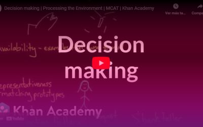 Toma de decisiones y procesamiento del Medio Ambiente